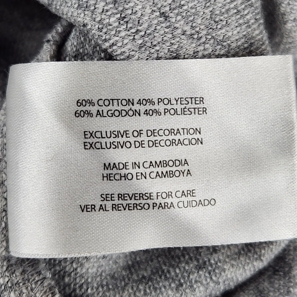 Banana Republic Mens Large Waffle Knit Textured Shirt Gray Crewneck L